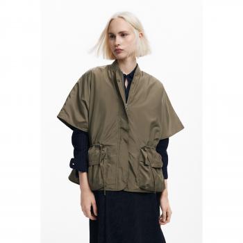 Poncho de Nylon Verde Unissex