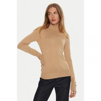 Guess Paule W2BR53 High Neck Sweater, Regular Fit, S, Beige, for Women
