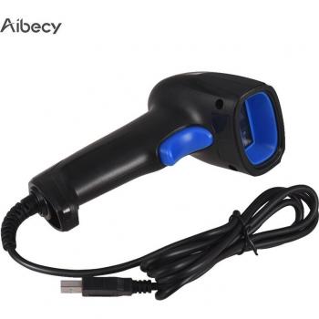 Lecteur USB Aibecy CCD 1D – scanner portable pour paiement mobile