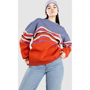 Stile Spiaggia – Maglione a Pizzo a Tema Landscape