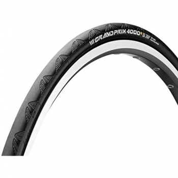 Continental Grand Prix 4000 SII Cubierta para Bicicleta, Plegable, 700x23, Color Negro