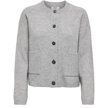 Kabelwind Cardigan “Onlpiemonte” – NooS Light Grey, SKU 15344118