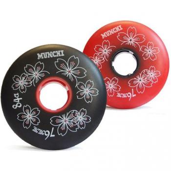 Patins à roulettes Cherry 84 A avec brosse coulissante