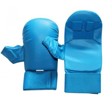 Gants de karaté pour enfants, modèle dynamique bleu rouge