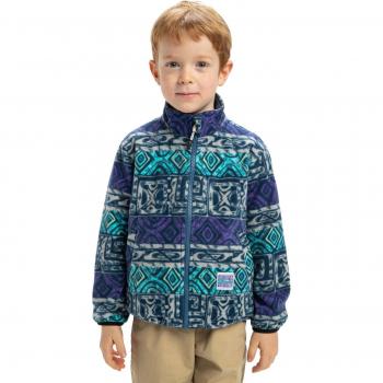 Global Heat Boys Polar Zip Fleece in Silver & Grey