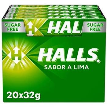 Halls Lima. Caramelo duro