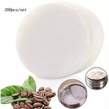 350 Stuks Ronde Papieren Filters 64mm voor Koffiezetapparaat