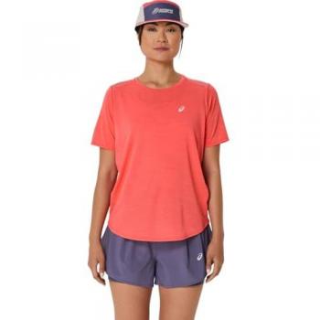 Asics Maillot de Running Femme Corail XS
