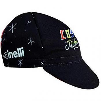 Cinelli Road Bike Cap – Cosmic Rider, Black