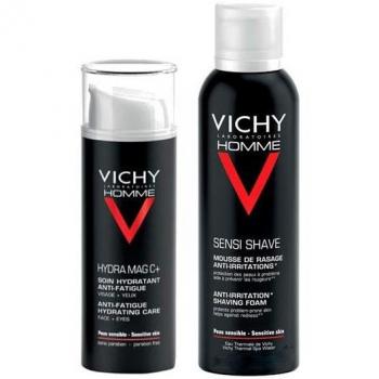 Vichy Homme Hydra Mag C con Homme Gel de Afeitar