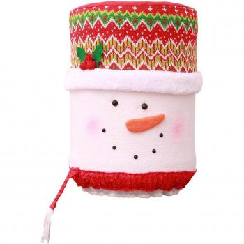 Cubre Dispensador de Agua con Diseño de Santa Claus y Muñeco de Nieve