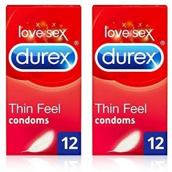 Durex Thin Feel Condoms (2 x 12 Pack)