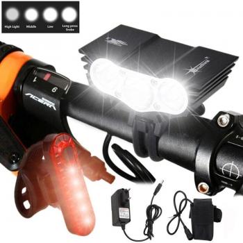 Luz de manillar para ciclismo 4 modos
