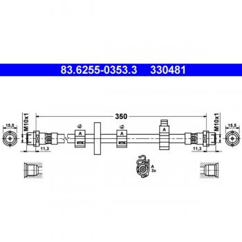 Flexible de frein ATE 24.5237-0355.3