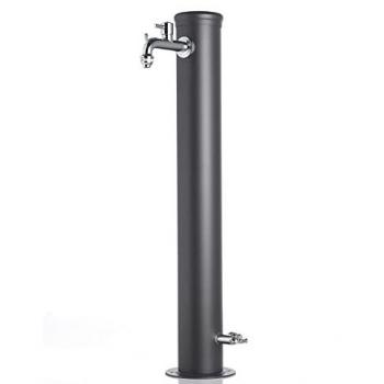 Fontana da Giardino Belfer 42/ARR Antracite con Doppio Rubinetto