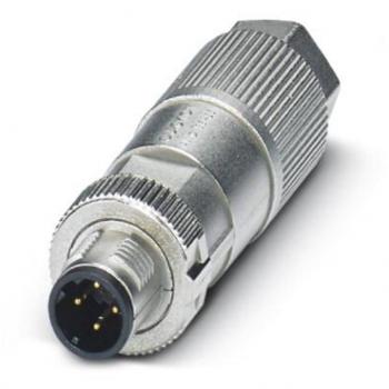 SACC‑M12MSD‑4QO SH ETH 1411066 Circular Industrial Connector – 4 Pole