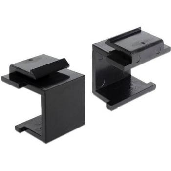 Delock 86321 Keystone Abdeckung schwarz
