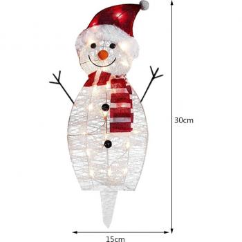 Luces Navideñas LED Muñeco de Nieve