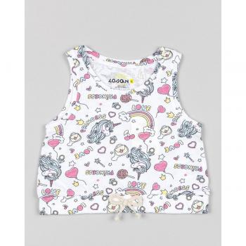 Camiseta sin mangas para niña