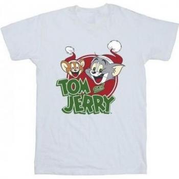 Gorra Navideña Tom y Jerry en Camiseta Masculina