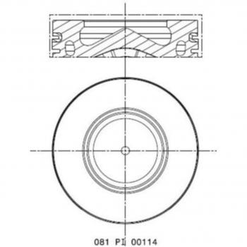 Motore Pistone MAHLE 081 PI 00114 000