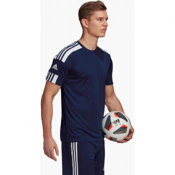 Blauwe polo met badge voor heren, Adidas Squadra 2021, XL