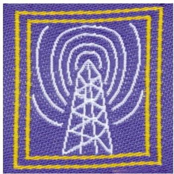 Armani Exchange Texture Collar Polo – Navy / Large