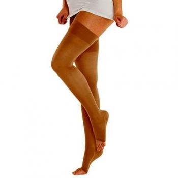 Solidea Marilyn Class 2 Calza Autoreggente Compressiva Punta Aperta Colore Naturale Taglia XL