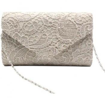 Formal Floral Lace Clutch for Women