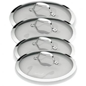 Ensemble de 4 couvercles évolution en acier inoxydable Beka pour casseroles de 14 cm à 20 cm