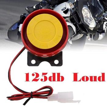 125db Klaxon Electric Horn for Car, ATV, Motorcycle, Truck, Bicycle