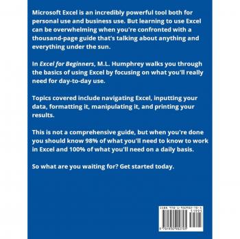 Excel for Beginners (Excel Essentials, Band 1)