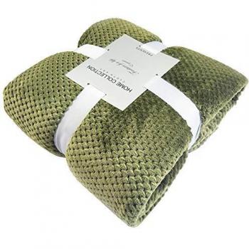 Couverture pour Chien/Chat en Tissu Doux PS051 (120x200cm, Vert Armée)