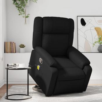 Sillón de masaje reclinable negro