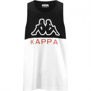Camiseta Kappa Eric Sin Mangas Negro Blanco