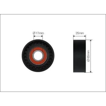 Belt Tensioning Pulley (V-Rib) – CAFFARO 500520