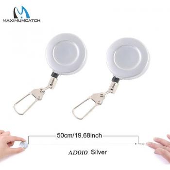 MaximumCatch Zinger‑Retractor Fliegenangeler – 2‑teiliger Set (Blau/Schwarz)