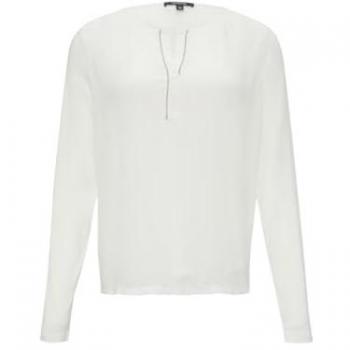COMMA Langarmshirt weiss | 38