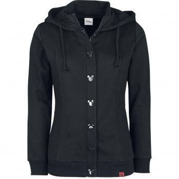 Mickey & Minnie Capucha Negra S/XXL para Mujer