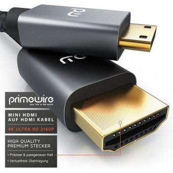 Primewire Mini HDMI zu HDMI Kabel 5 Meter