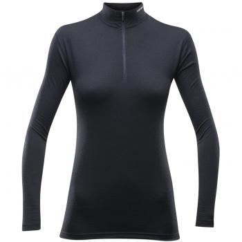 Maglietta a manica lunga Devold Breeze con mezza cerniera nera M
