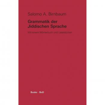 Grammatik der Jiddischen Sprache