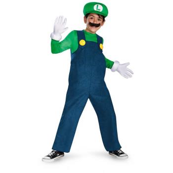 Nintendo 67822L Super Mario Luigi Kostüm Deluxe S