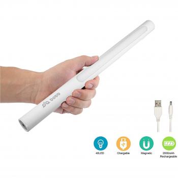Luz portátil POPP® LED para armario, USB recargable, se adhiere magnéticamente, 2.50 watts, 3.70 volts