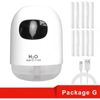 Quiet 200ml Cool Mist Humidifier with Night Light