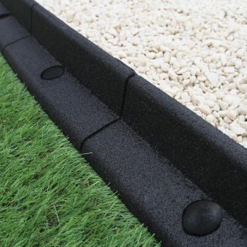 Flexible Lawn Edging Black 1.2m X 4