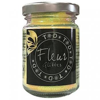 Glitter Decorativo 90 Grammi Colore Giallo Fluo