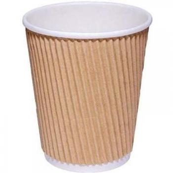 ValueX Hot Drink Ripple Cup 8oz Pack 25