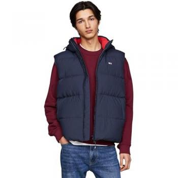Tommy Jeans Weste Essential DM0DM20465 Dunkelblau Regular Fit S Herren