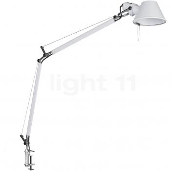 Lampe De Bureau Artemide Tolomeo Tavolo Blanc Pince De Table